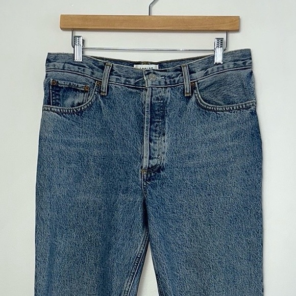 AGOLDE Relaxed Mid Rise Boot Jean in Medium Wash - Picture 9 of 16